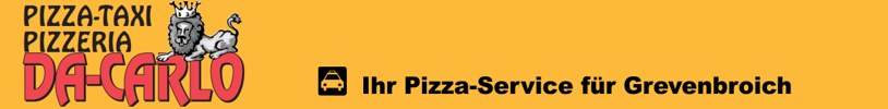 Logo Pizzataxi DA CARLO Grevenbroich