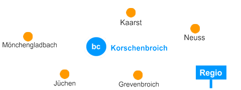 Bild: Karte mit Orten